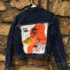 hand painted Levi jacket